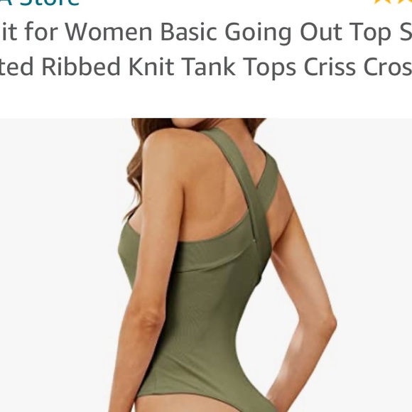 Tank Top Bodysuit - Size Large - Picture 2 of 3